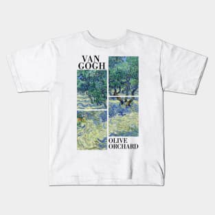 Van Gogh - Olive Orchard 1889 Kids T-Shirt